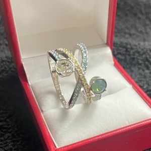 Lia Sophia Spun Sugar Ring